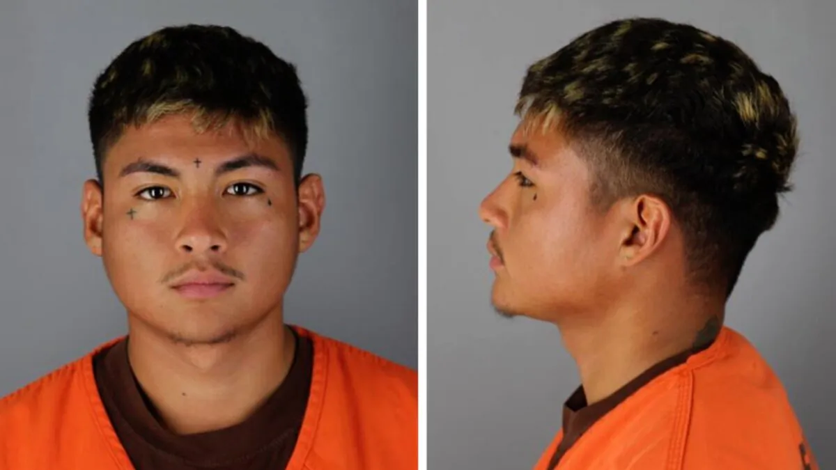 Oscar Ernesto Luna, 22, of Texas in a booking photo. (Courtesy of Hennepin County Jail)