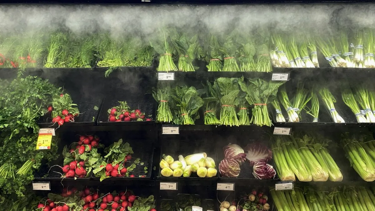 Produce is shown at a west-end Toronto Sobeys grocery store, on June 26, 2023. (The Canadian  Press/Graeme Roy)