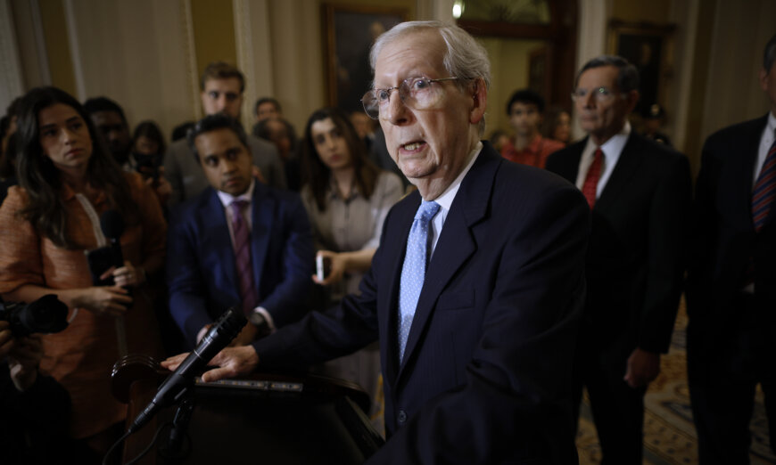 McConnell urges US and allies to impose fresh sanctions on Iran.