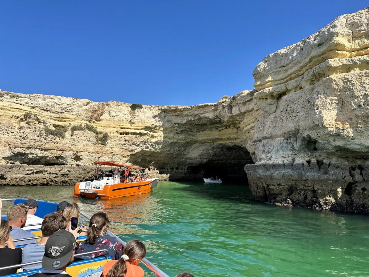 The Algarve is known for its beautiful caves. (Tim Johnson)