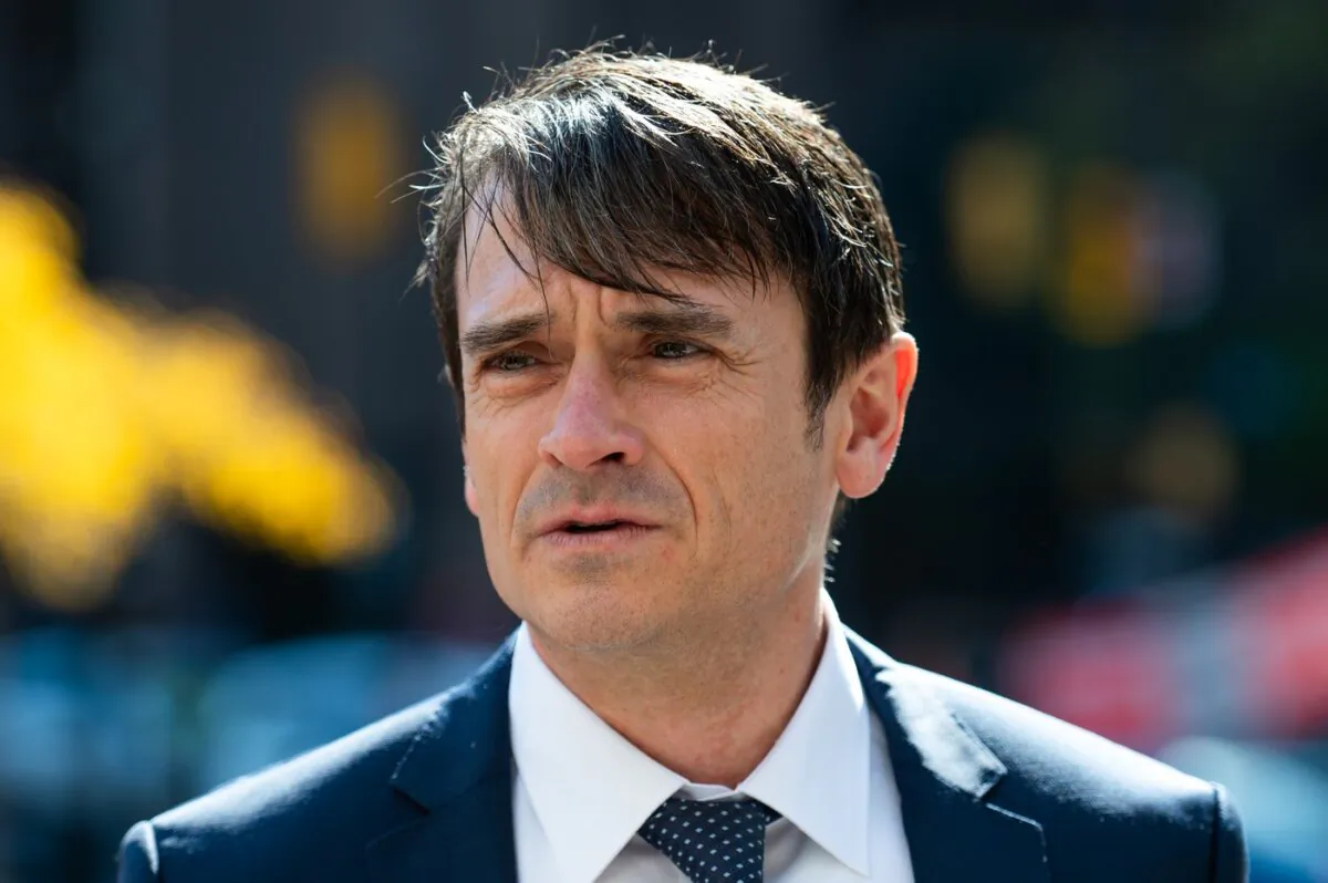 Cameron Jay Ortis, a former RCMP intelligence director, returns to the Ottawa Courthouse in Ottawa, on Oct. 3, 2023. (The Canadian Press/Spencer Colby)