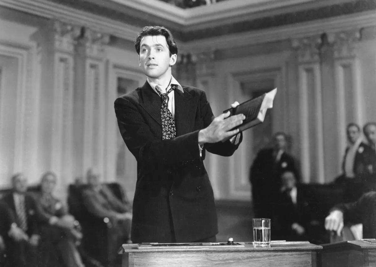 Publicity still from the 1939 film "Mr. Smith Goes to Washington." (MovieStillsDB)