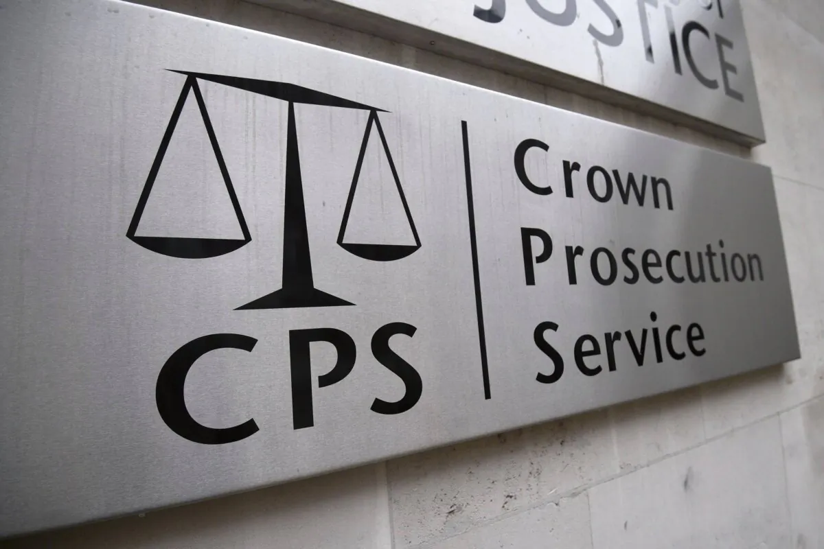 The Crown Prosecution Service building in London in an undated file photo. (Kirsty O’Connor/PA)