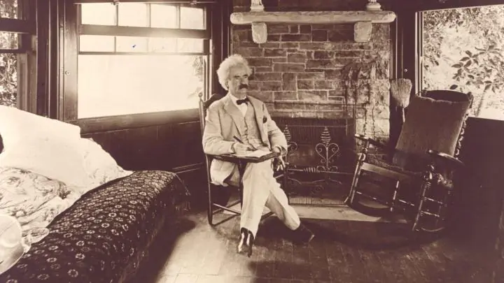 Mark Twain in Turin, Italy. (Public Domain)