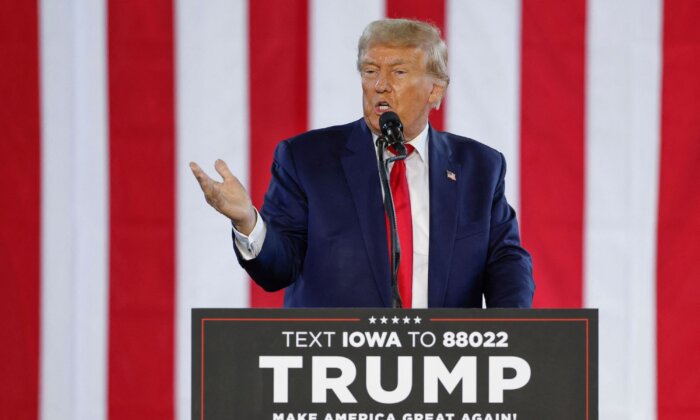 In Iowa, Trump Says Biden ‘Betrayed Israel’