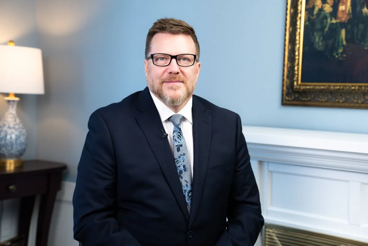 Michel Juneau-Katsuya, former Asia-Pacific Bureau Chief of the Canadian Security Intelligence Service, in Washington on Sept. 27, 2023. (Wei Wu/The Epoch Times)
