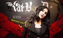‘LA Ink’ Tattoo Artist, Makeup Mogul Kat Von D Baptized After Tossing Books on Witchcraft, Magic