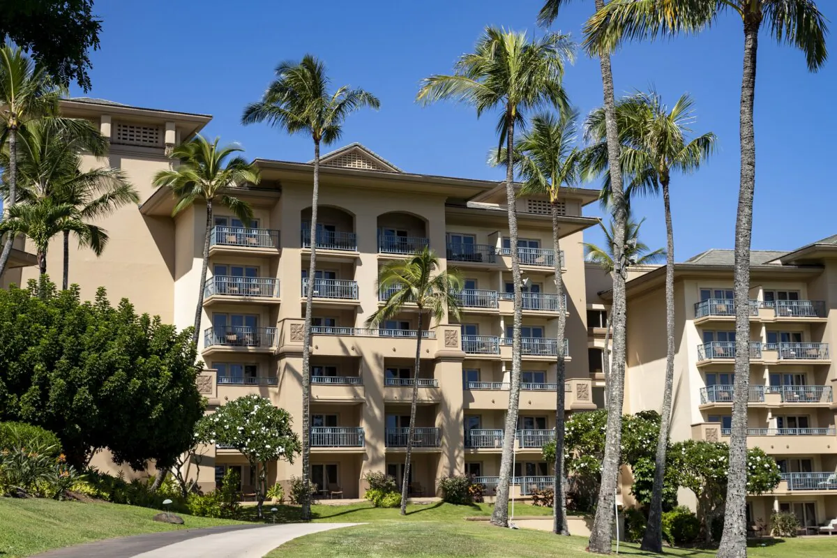 The Ritz-Carlton, Kapalua, is viewed in Lahaina, Hawaii, on Oct. 3, 2023. (Mengshin Lin/AP Photo)