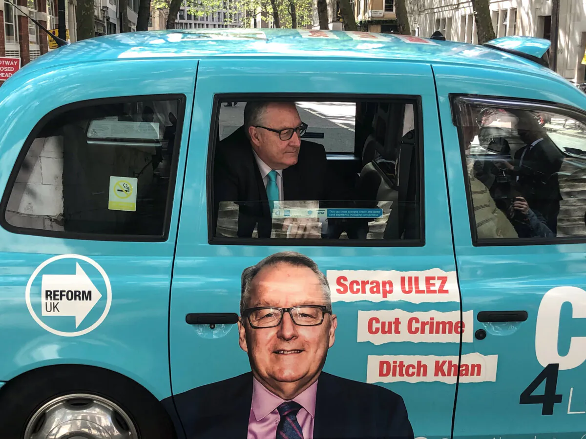 Reform UK London mayoral candidate Howard Cox at the party's campaign launch in Westminster, central London. Picture taken: May 10, 2023. (Gwyn Wright/PA Wire)
