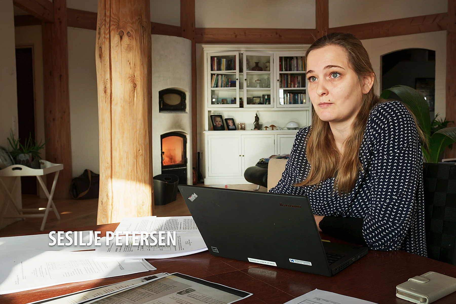 Gardasil clinical trial participant Sesilje Petersen developed severe fatigue and a total of 40 symptoms after the second and third shots. (Screenshot via The Epoch Times, courtesy of Ehgartner & Moll Filmproduktion GmbH & Co.)