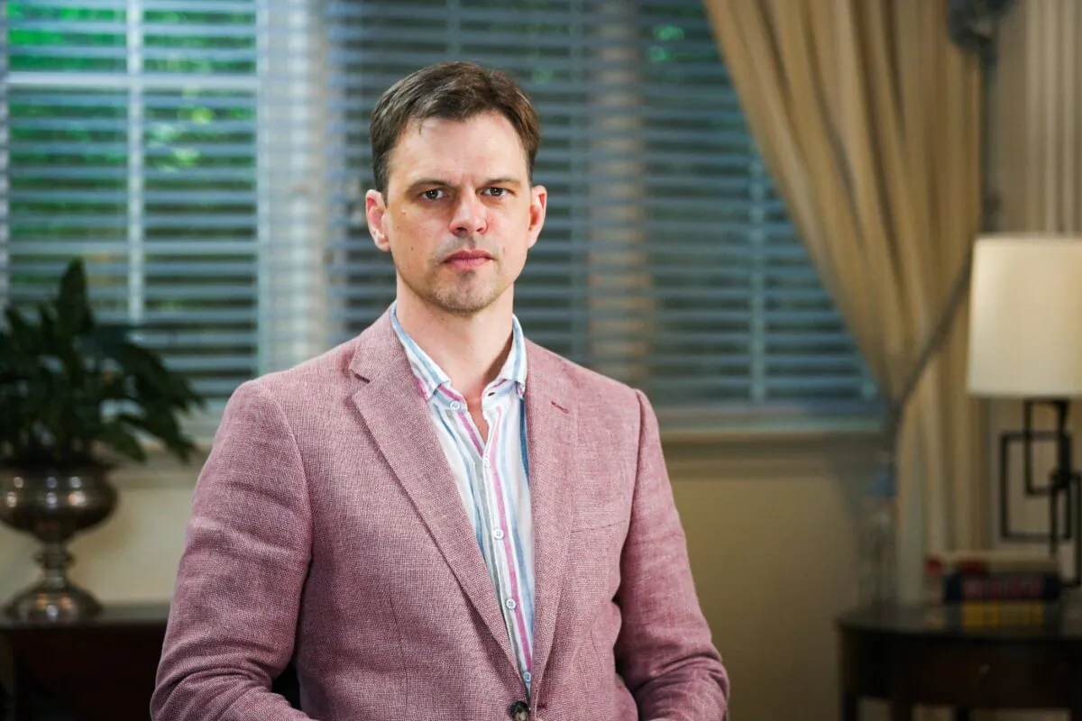 Dr. Aaron Kheriaty, author of "The New Abnormal: The Rise of the Biomedical Security State," in Connecticut on Sep. 8, 2023. (Patrick Mauler/The Epoch Times) 