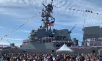 US Navy Honors Marine Hero as It Commissions Pacific Fleet’s Newest Destroyer in Tampa