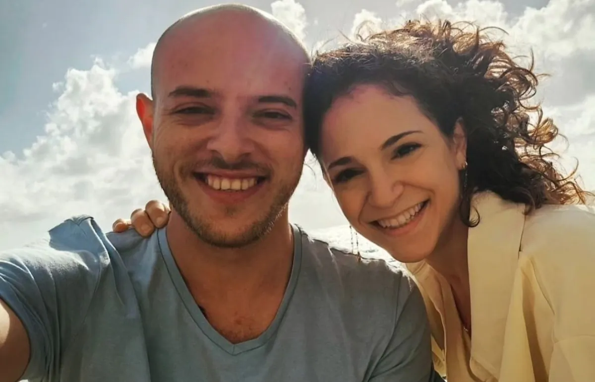 An undated photo of Dor Shaffir and his girlfriend Savion who are both missing after attending a music festival attacked by Palestinian militants in southern Israel on Oct. 7, 2023. (Courtesy of Miriam Shaffir)