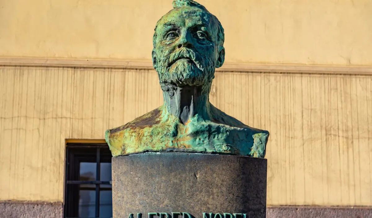 The statue of Alfred Nobel in Oslo, Norway, in a file photo. (trabantos/Shutterstock)