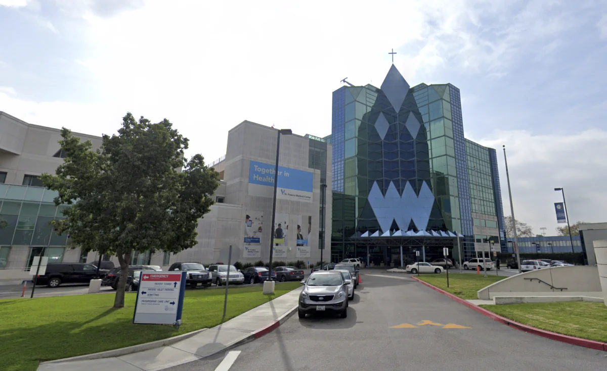 St. Francis Medical Center in Lynwood, Calif. (Google Maps/Screenshot Via The Epoch Times)