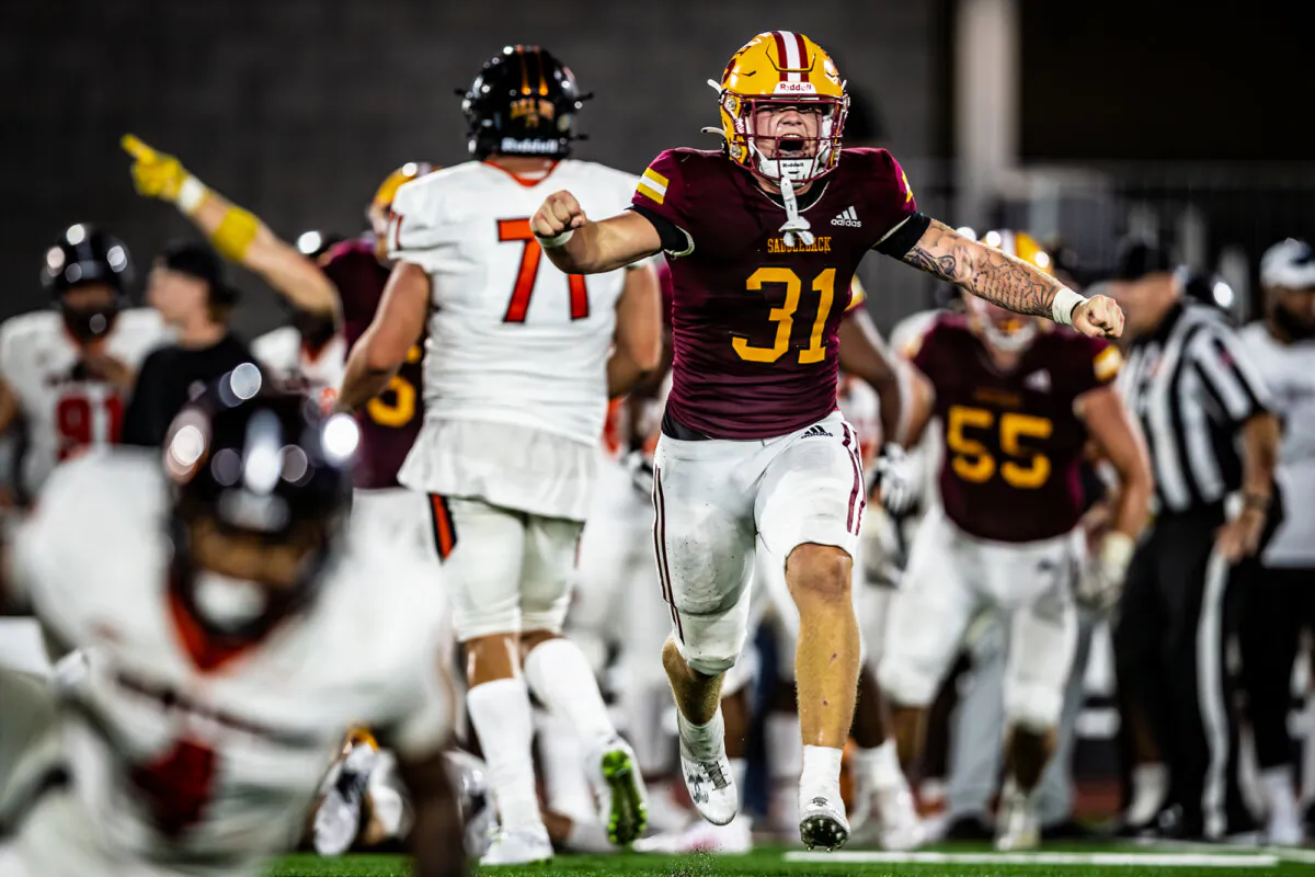 Saddleback College's freshman safety Michael D'Amato (31). (JP Westerbeck/Saddleback College)