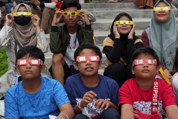 Solar Eclipse In Jakarta