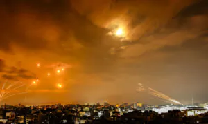 View of Gaza Skyline as Israel Bombards Hamas Targets (Oct. 14, Part 1)