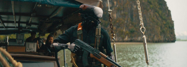 robot with gun in THE CREATOR