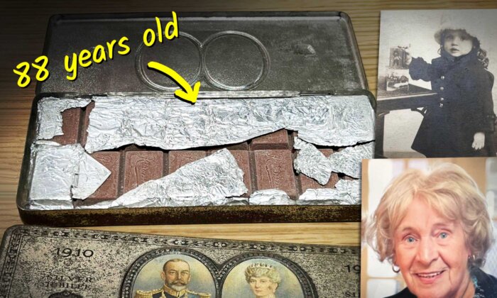 Little Girl Told to Not Eat 'Royal' Chocolates in 1935—But Her Kids Find Them 88 Years Later in Old Tin