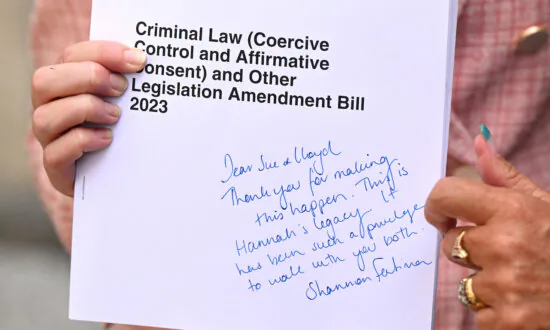 Australian State Moves to Criminalise ‘Coercive Control’