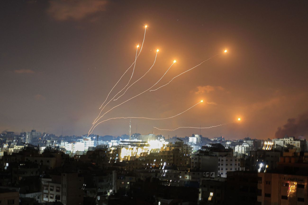 View of Gaza Skyline as Israel Bombards Hamas Targets (Oct. 12, Part 2 ...