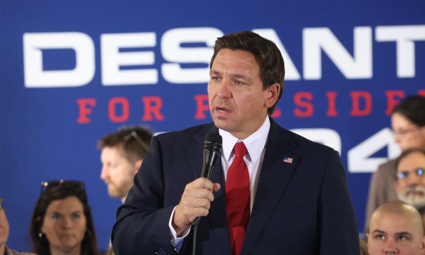DeSantis vows to cancel student visas for terrorism backers in Florida.