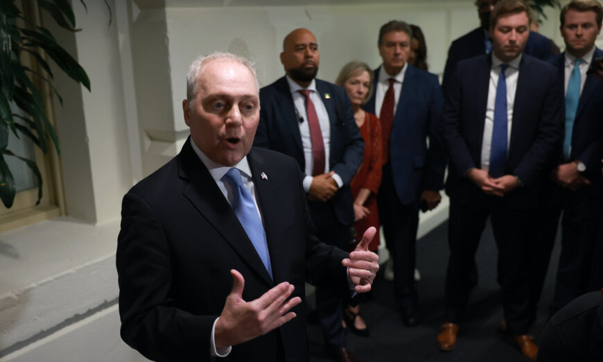 Scalise withdraws from House Speaker race.