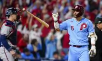 Castellanos Hits 2 Homers Again, Powers Phillies Past Braves 3–1 and Into 2nd Straight NLCS