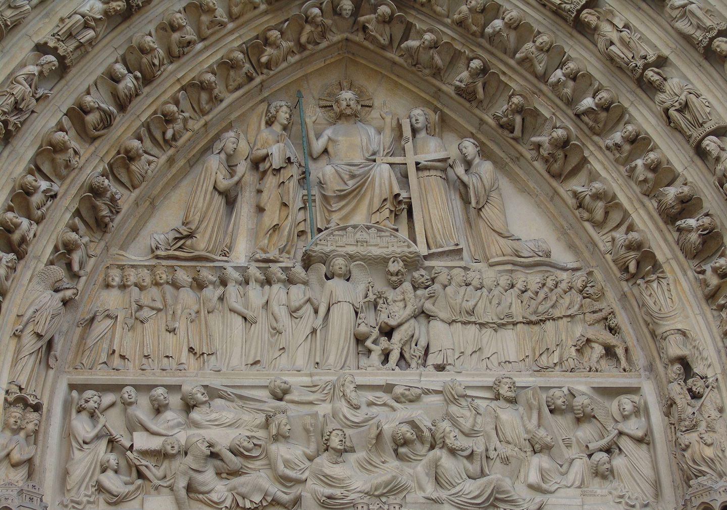 Notre Dame Cathedral, Paris portal