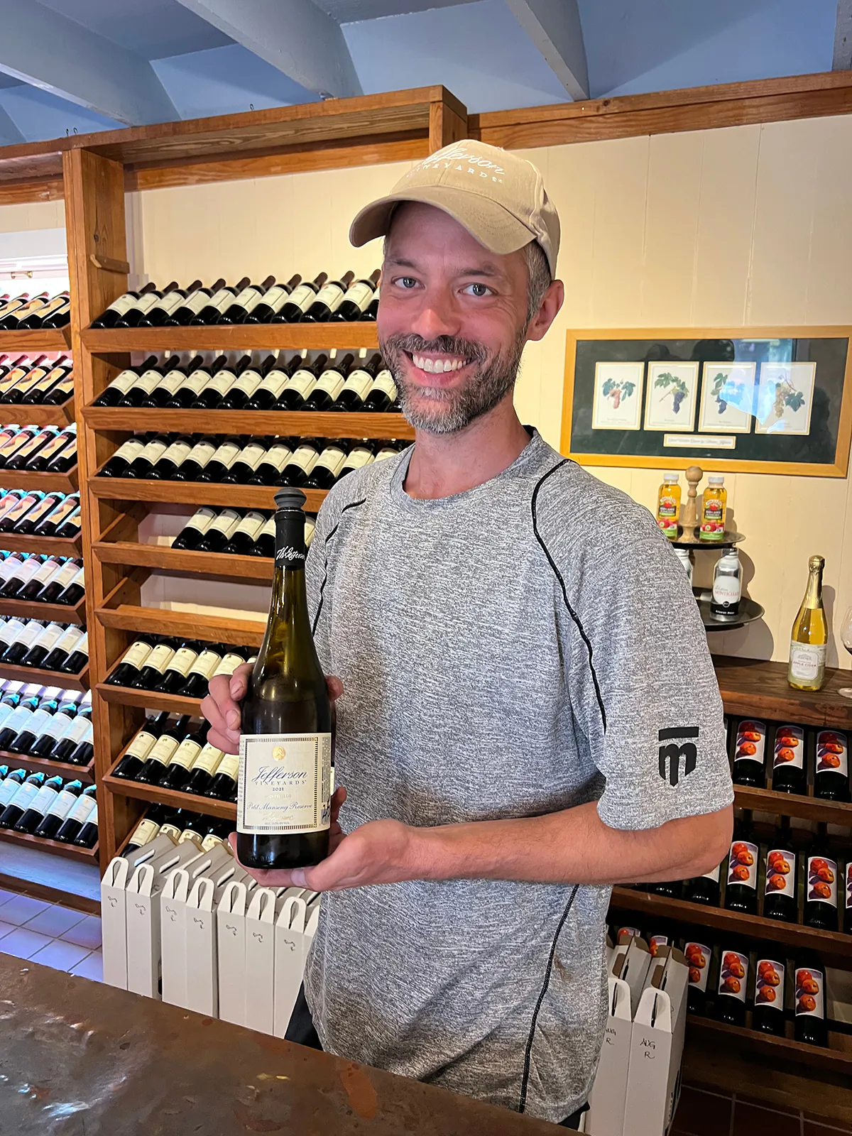 Chris Ritzcovan joined the winemaking team at Jefferson Vineyards in 2007 and became winemaker in 2013. (Gretchen McKay/Pittsburgh Post-Gazette/TNS)