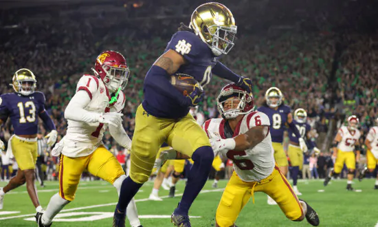 No. 21 Notre Dame Harasses Caleb Williams Handing No. 10 USC First Loss 48–20