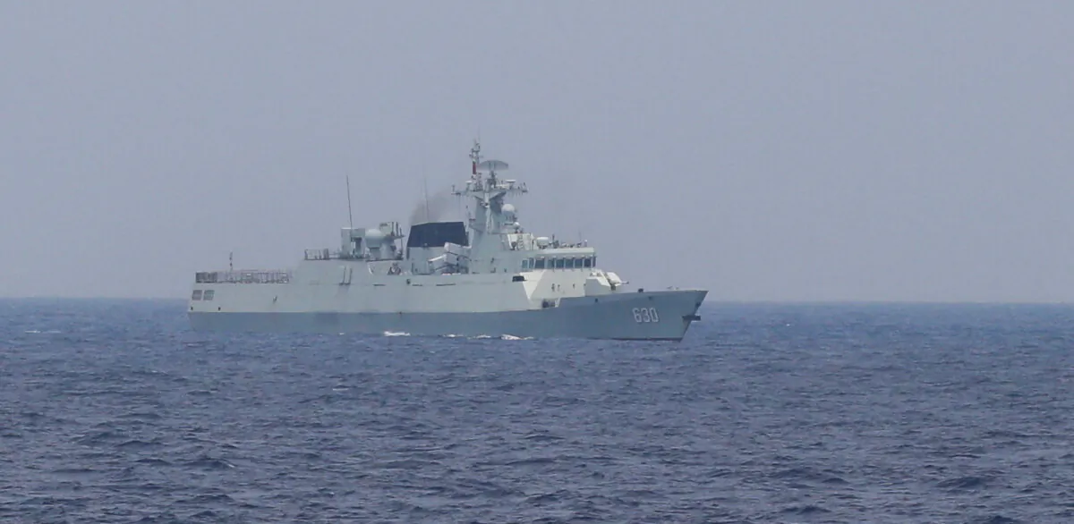 A Chinese navy ship, in this file photo. (Adrian Portugal/Reuters)