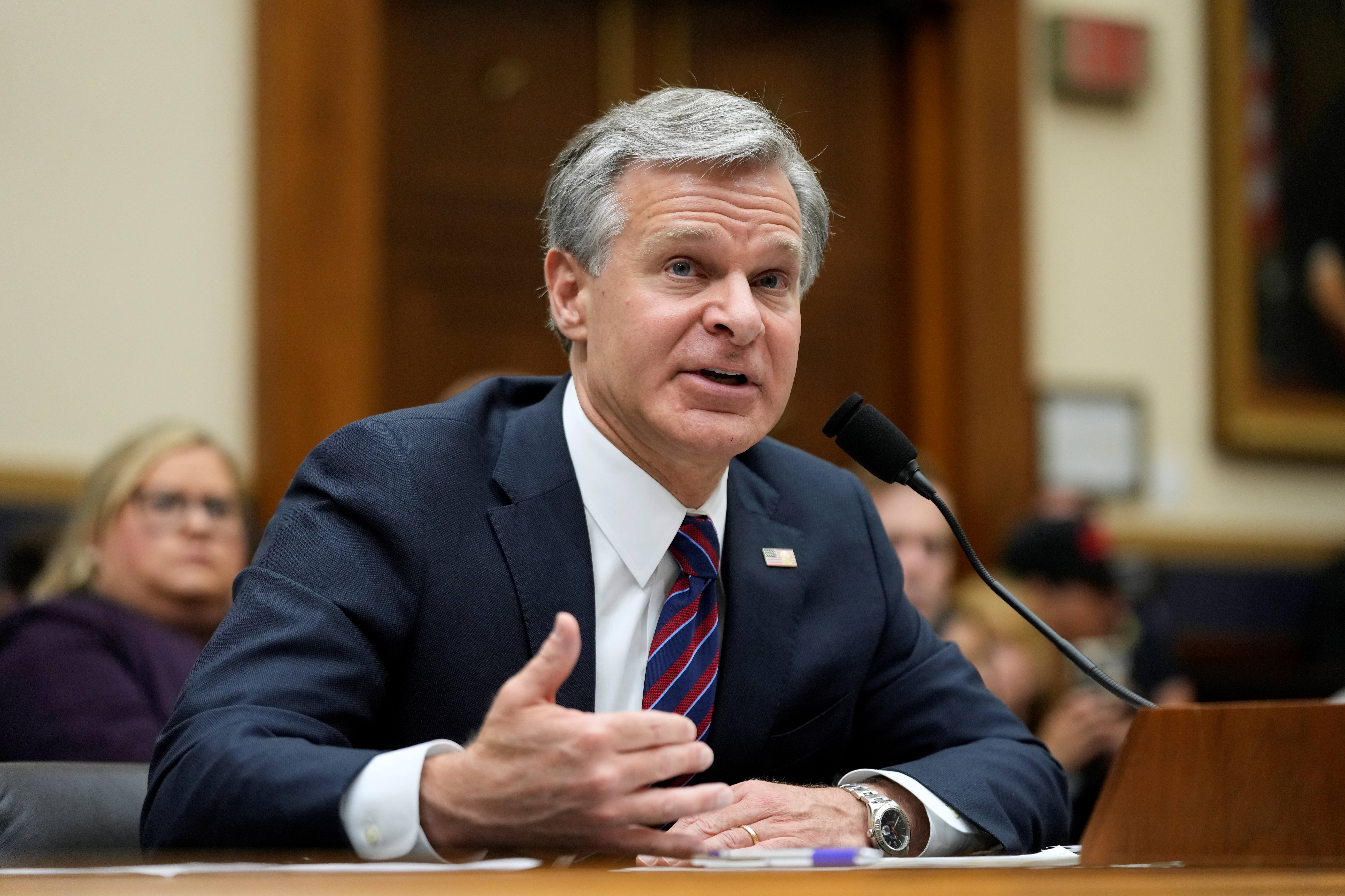 Fbi Chief FBI Chief Says Hamas’s Attack on Israel Could Inspire ‘A Whole Nother ...