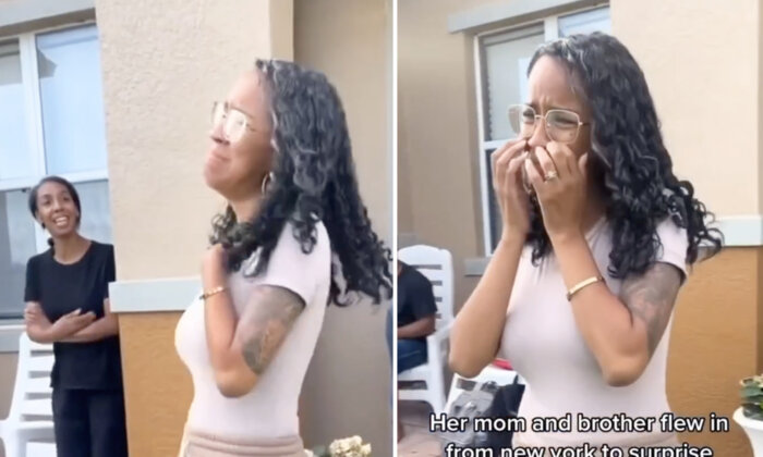 VIDEO: Husband Surprises Wife With Visit From Mom and Brother She Hadn't Seen for Too Long: 'It Was So Special'