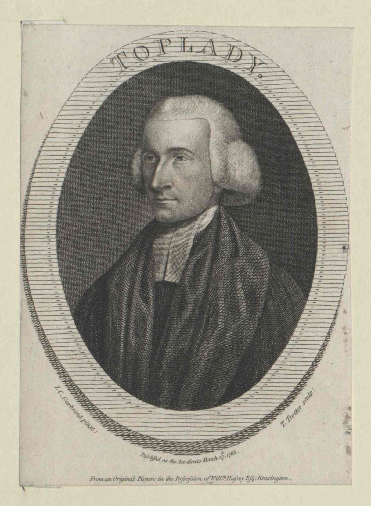 Portrait of Augustust Toplady