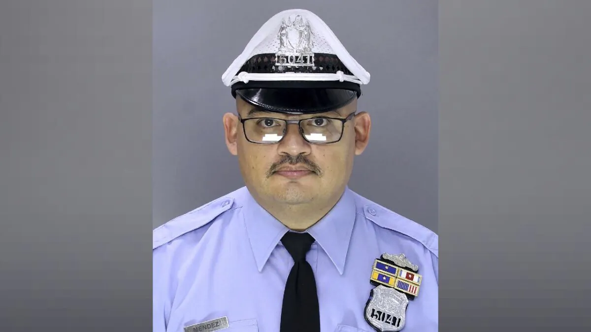 Police officer Richard Mendez. (Police Department Office of Public Affairs via AP)