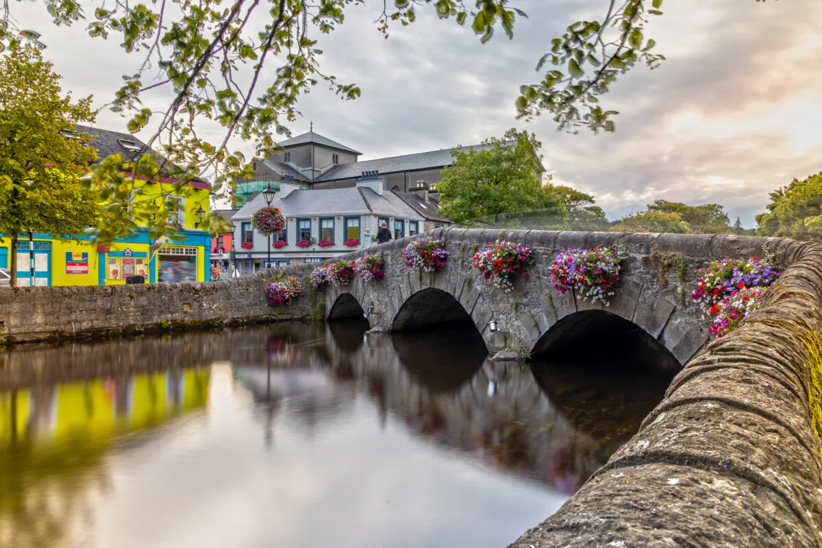 In charming Westport, a stone bridge arches over the Carrowbeg River. (Susanne Neumann/Getty Images)
