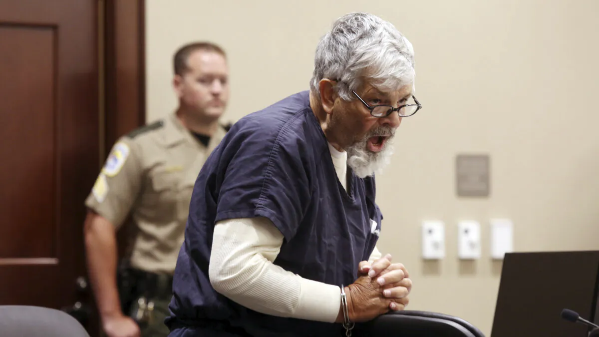 Frederick Hopkins speaks during a hearing in Florence, S.C., on June 11, 2020. (Matthew Christian/The Morning News via AP)