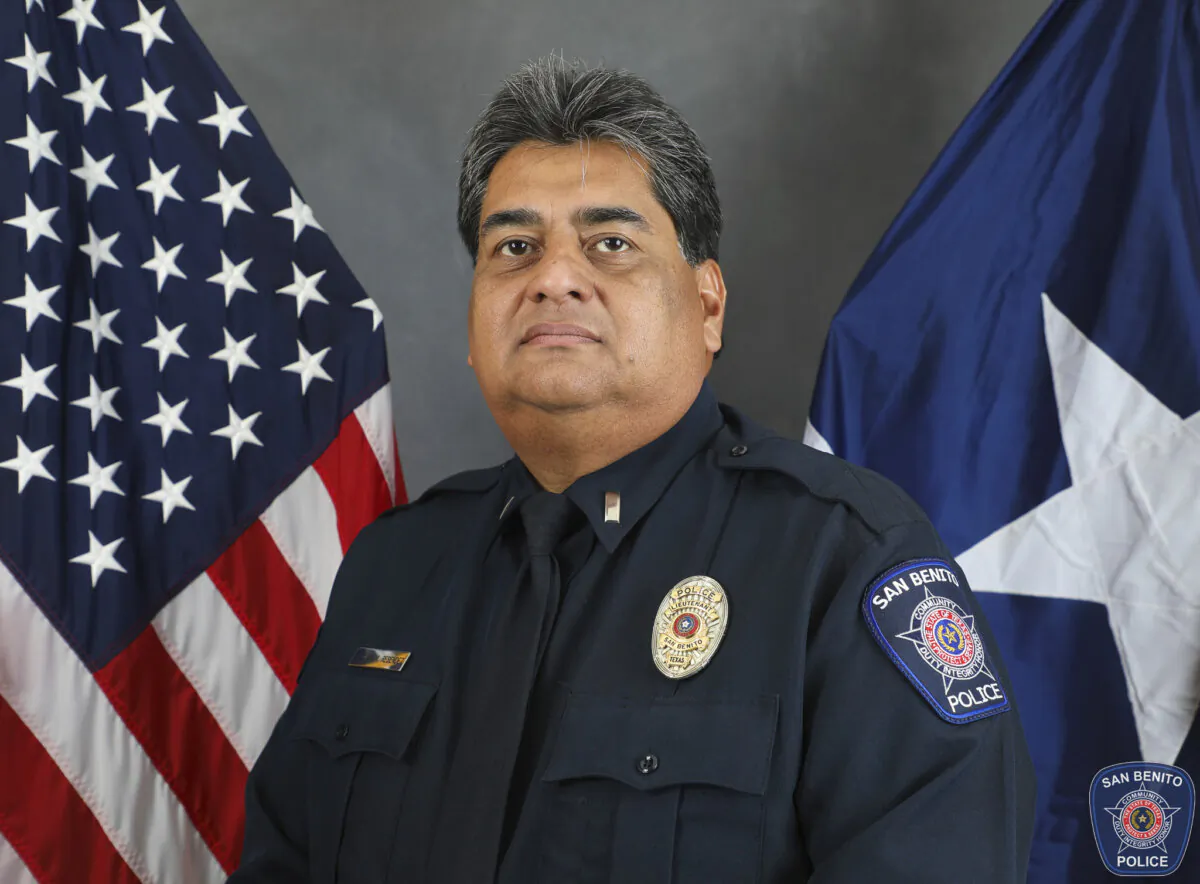 Lt. Milton Resendez, who was fatally shot in San Benito, Texas, on Oct. 17, 2023, in an undated photo. (San Benito Police Department via AP)