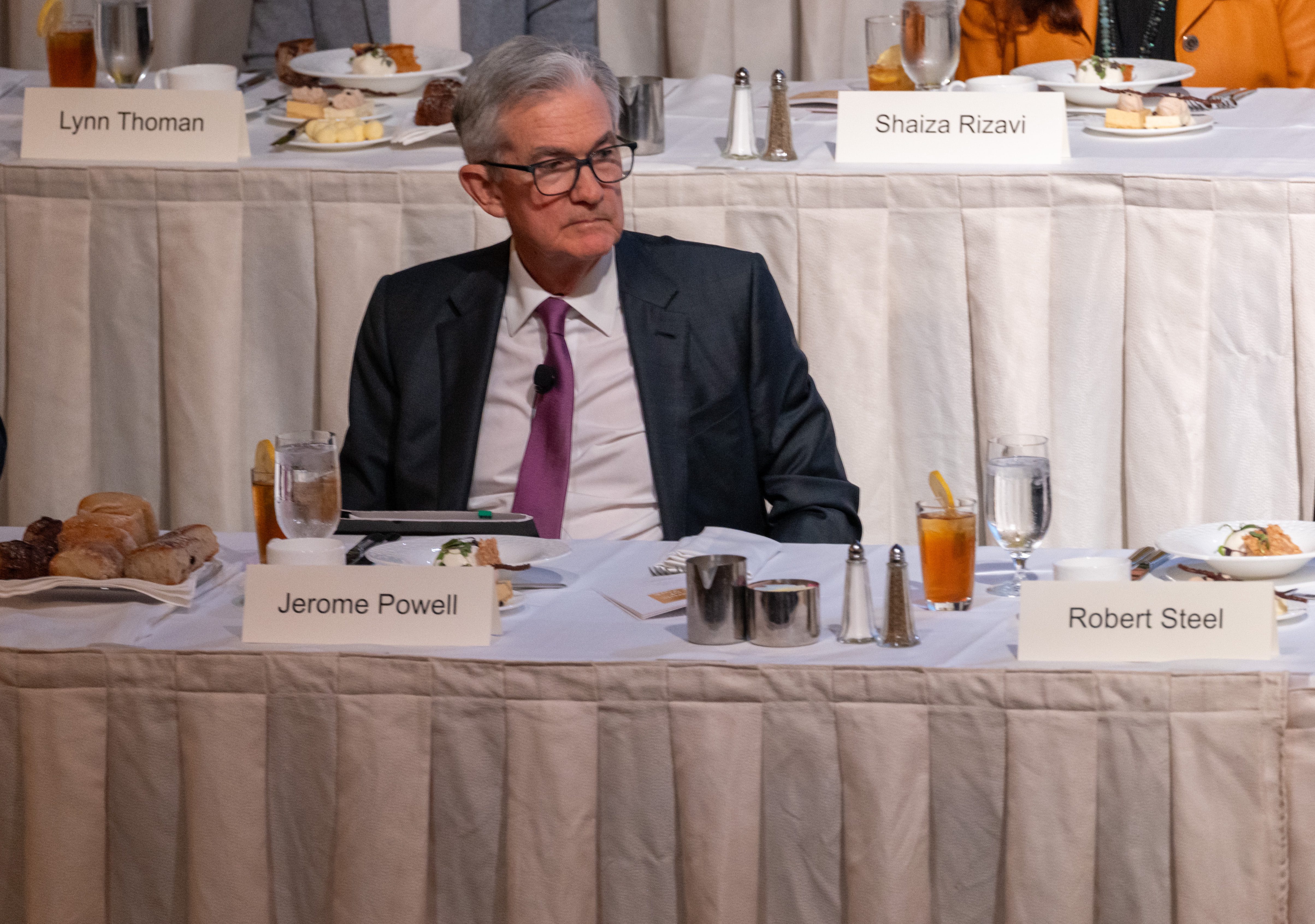 Fed Chair Jerome Powell Speaks At Economic Club Of New York