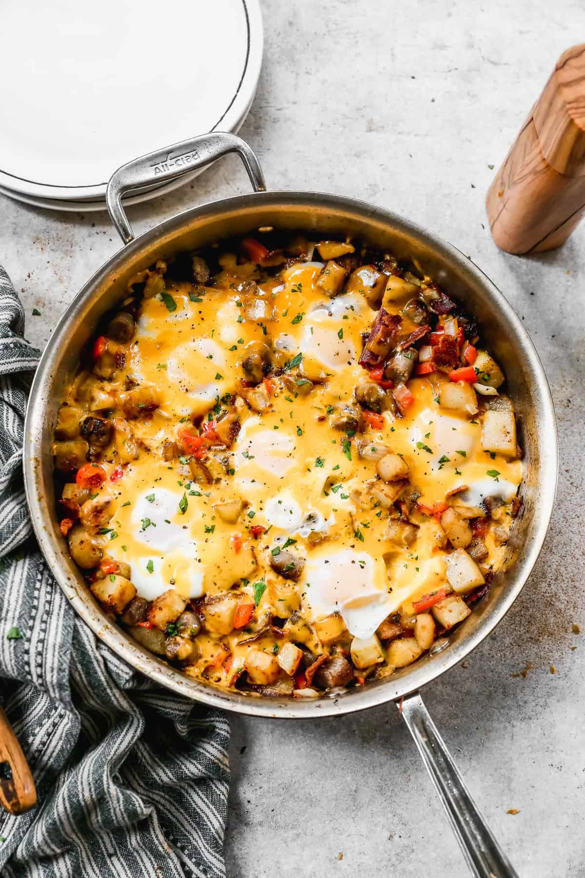 It’s a quick, hearty breakfast all made in just one pan. (Courtesy of Lauren Allen)