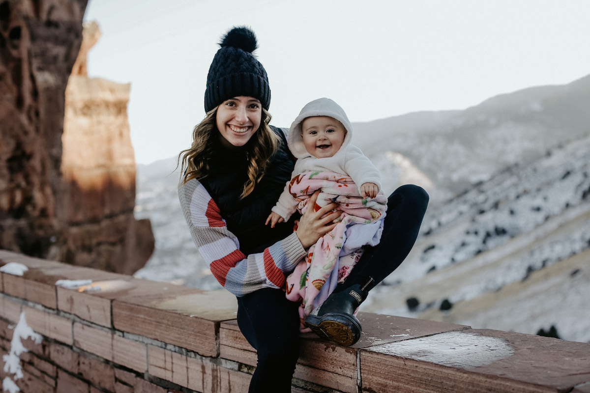 Ms. Howard with her daughter, Josephine.
