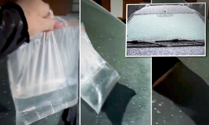 VIDEO: Woman Discovers Genius Winter Hack to De-ice Frosty Windshield in Seconds—Here's How