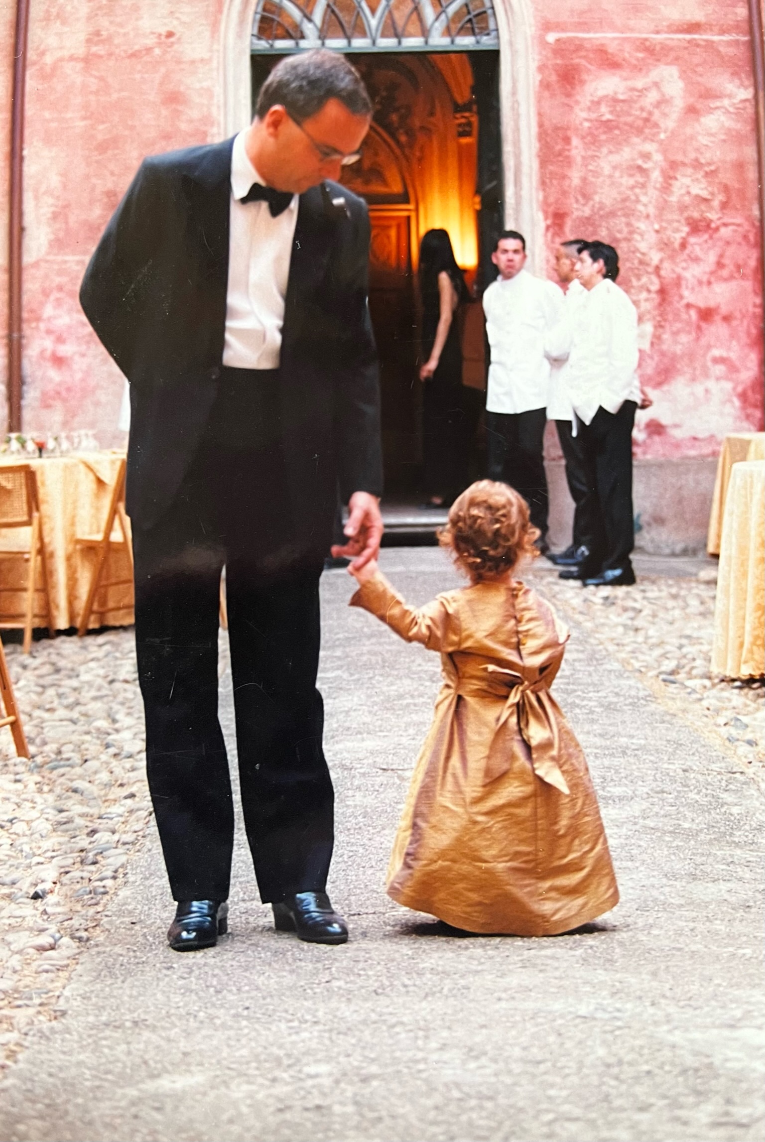 Ludovica Sannazzaro as a child.