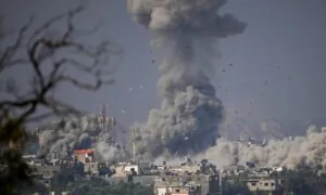 Live View of Gaza Skyline as Airstrikes Continue (Oct. 26 Part 1)