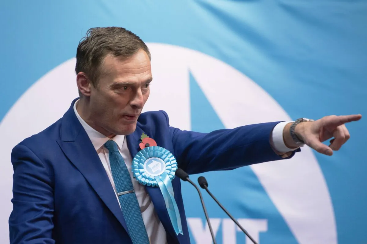 Ex-Brexit Party MEP Martin Daubney in an undated file photo. (Joe Giddens/PA)