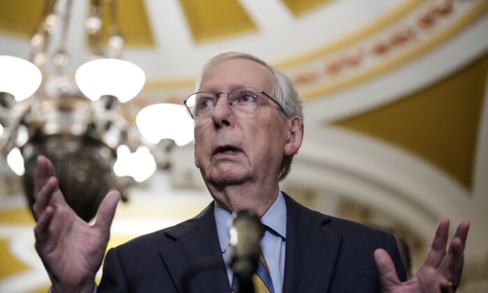 Democrat Senators Who Targeted Supreme Court Justices Get an Earful From McConnell