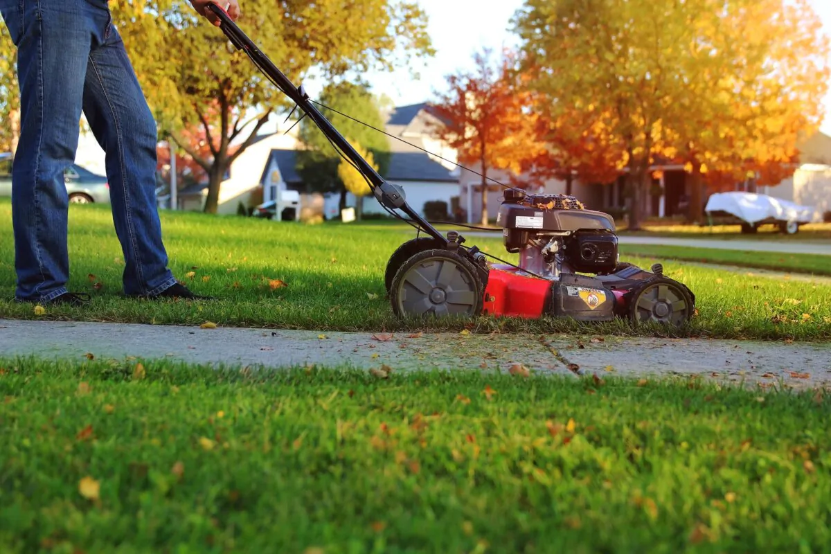 Your lawn should be left at a good height before the snow comes down. (Saklakova/Shutterstock)