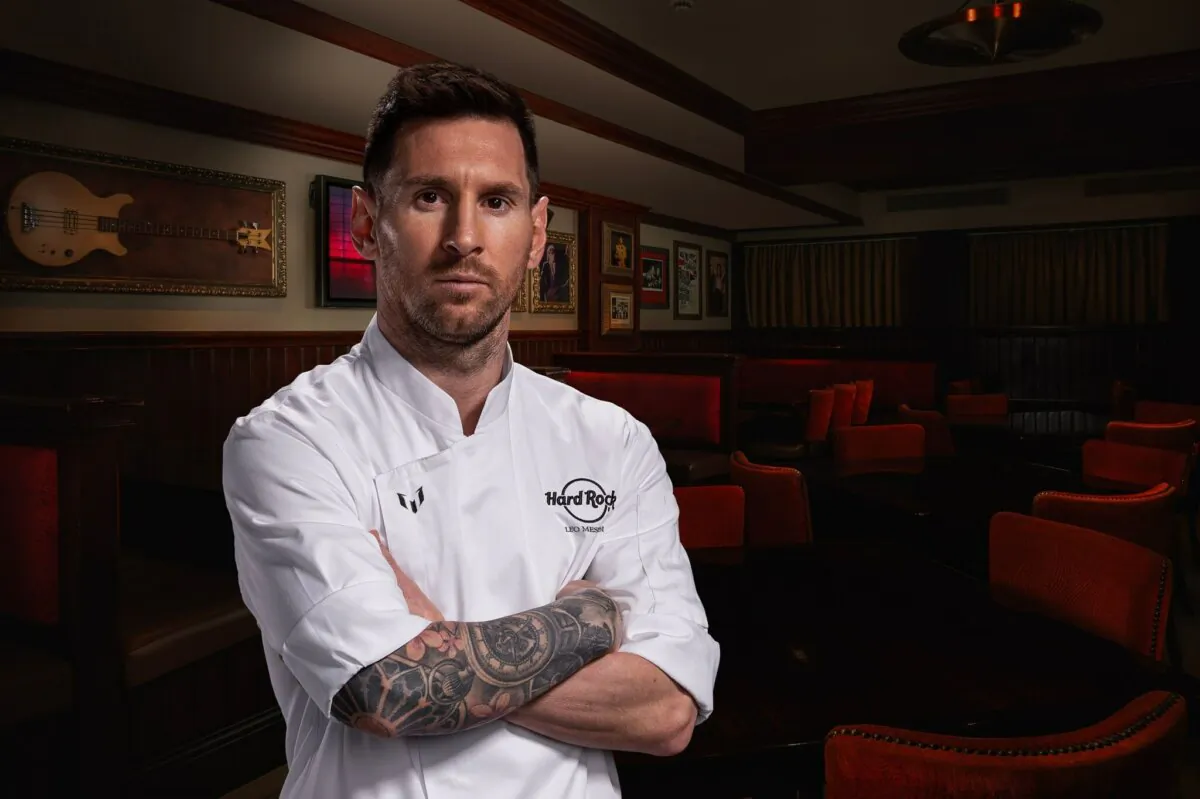 Hard Rock International is once again teaming up with global brand ambassador, Lionel Messi, to launch a namesake menu item – the Messi Chicken Sandwich, “Made For You by Leo Messi.” (Hard Rock International/TNS)
